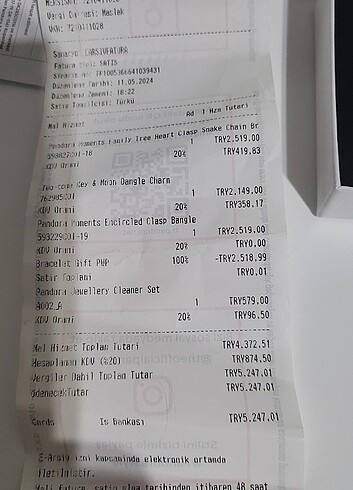 Beden ORJİNAL PANDORA BİLEKLİK VE TEMİZLEME KİTİ