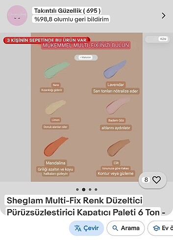 Diğer sheglam concealer