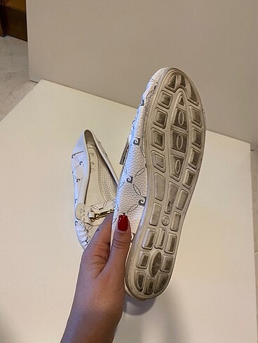 39 Beden beyaz Renk Pierre cardin loafer babet