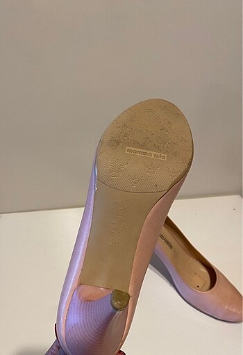 39 Beden pembe Renk Pudra topuklu stiletto