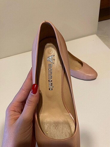 39 Beden Pudra topuklu stiletto