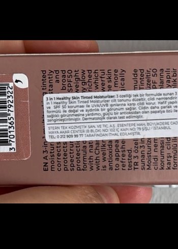 Beden Note 3in1 SPF50 Sağlıklı Cilt BB Krem