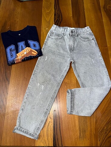 8 yaş çocuk kot/tshirt