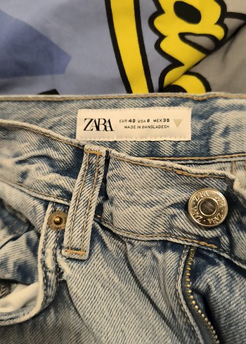 Gri Bağcıklı Salaş Midi Kot Pantolon - Görsel 4