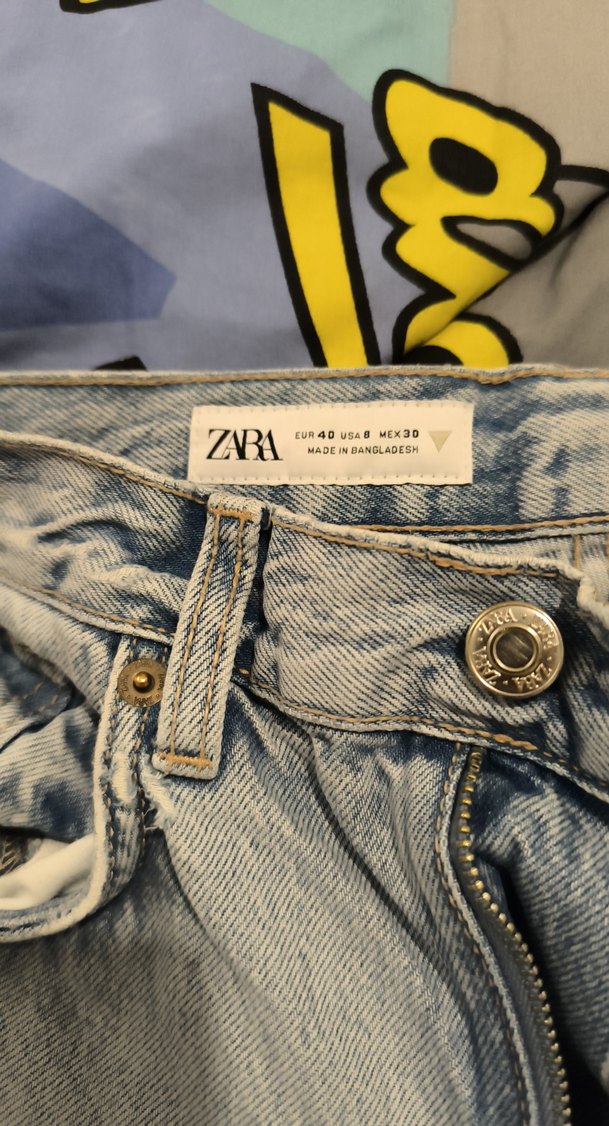 Gri Bağcıklı Salaş Midi Kot Pantolon - Görsel 4