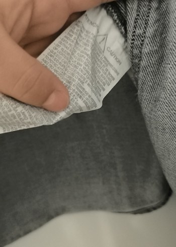 Zara Gri Düğmeli Denim Ceket - Görsel 3