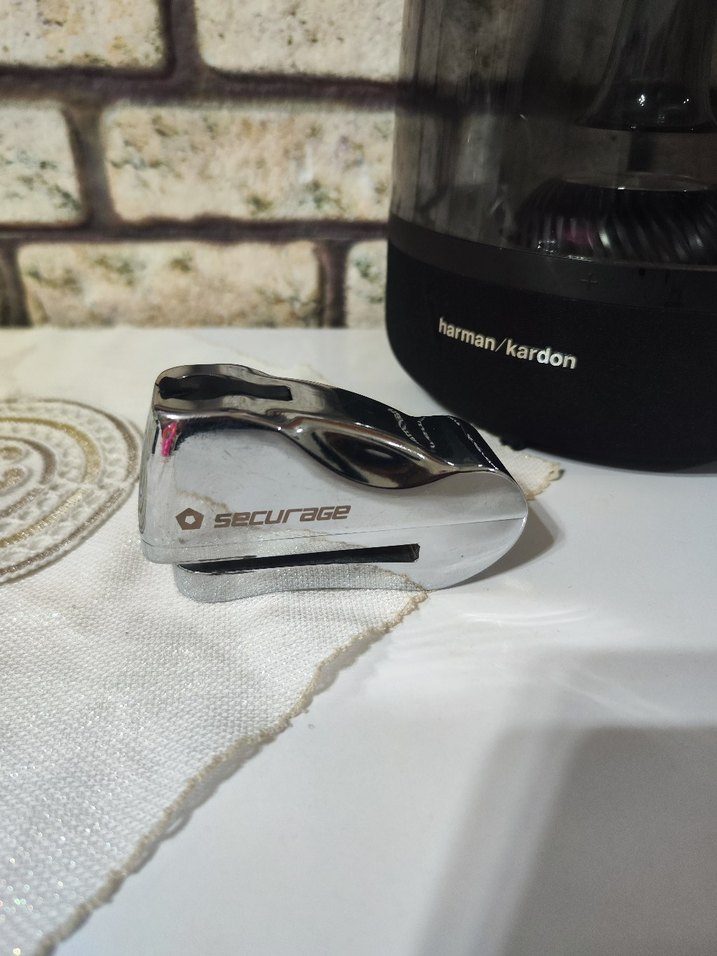 Motorsiklet Alarmlı Disk Kilidi - Görsel 2