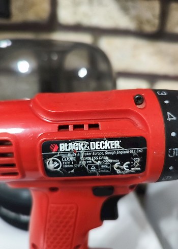 Black Decker Şarjlı Vidalama - Görsel 3