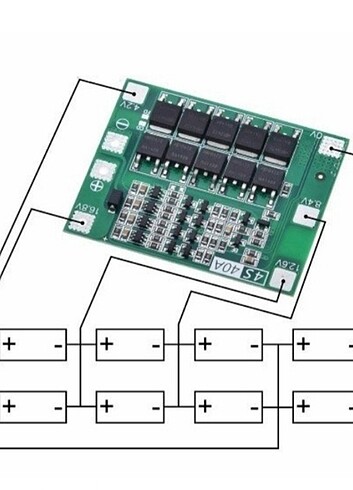 Bms Kartı 4s 40 Amper