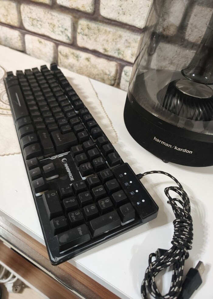 Rampage ışıklı Klavye  - Görsel 3