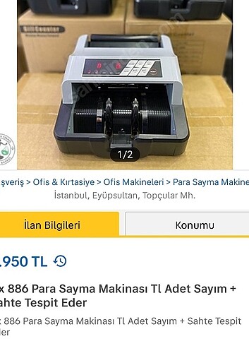 Para Sayma Makinesi 