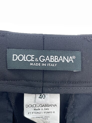 40 Beden siyah Renk Dolce & Gabbana Düz Kesim %70 İndirimli.