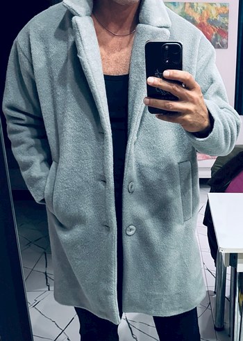 EKSİ 1 KAŞE POLAR TEDDY KABAN oversize - Görsel 2