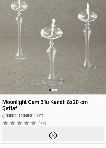 ENGLİSH HOME MOONLİGT 3'LÜ KANDİL