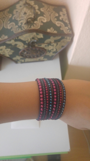 swarovski swarovski renkli bileklik
