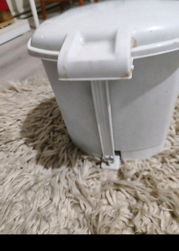 Beden beyaz Renk HOBBY LİFE PEDALLI ÇÖP KOVASI