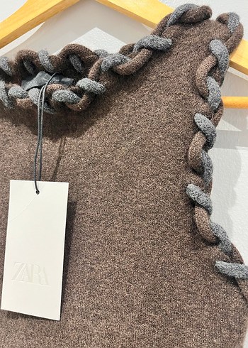 Zara Yeni Sezon Örgü Top S Beden - Görsel 6