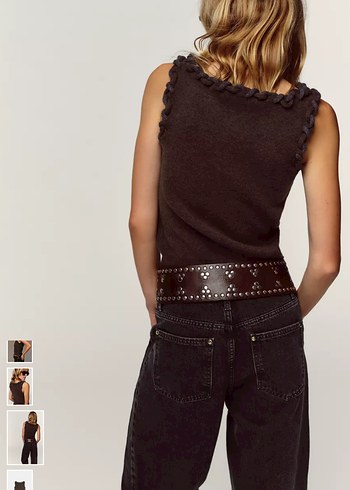 Zara Yeni Sezon Örgü Top S Beden - Görsel 4