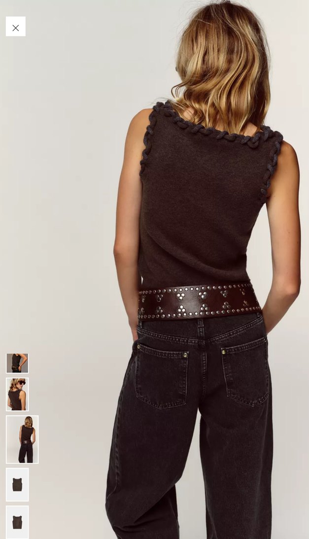 Zara Yeni Sezon  Örgü Top S Beden - Görsel 4