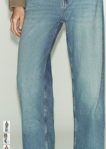 Zara Orta Bel Düz Kesim Comfort Kemerli 34 Beden - Görsel 4