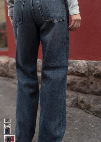 Zara Jeans Mom FİT YÜKSEK BEL 32 Beden - Görsel 4