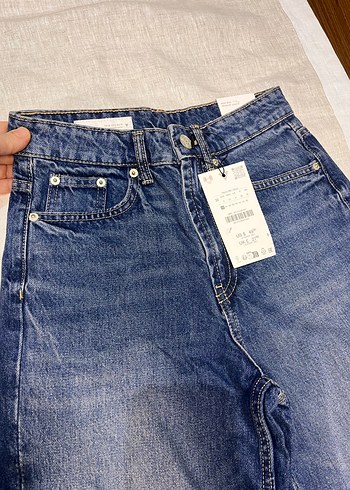 Zara Jeans Mom FİT YÜKSEK BEL 32 Beden - Görsel 8