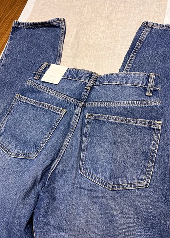 Zara Jeans Mom FİT YÜKSEK BEL 32 Beden - Görsel 9