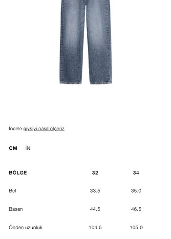 Zara Jeans Mom FİT YÜKSEK BEL 32 Beden - Görsel 10