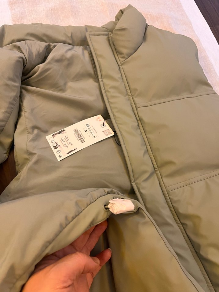 Zara Yüksek Yakalı Kadın Şişme Yelek M - Görsel 4