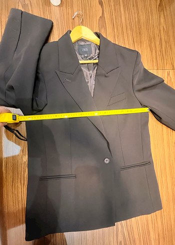 Zara Oversize Kruvaze Blazer XS orjinal sıfır üründür - Görsel 9