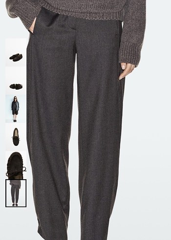 Massimo Dutti Büzgülü Fiyonklu Yırtmaçlı - Görsel 3