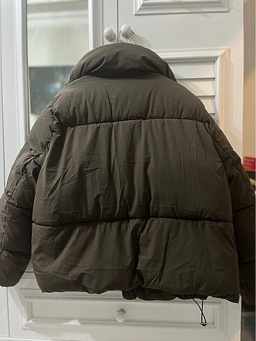 Pull and Bear Pull And Bear kahve şişme mont M beden