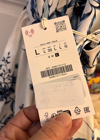 Zara Çiçek Desenli Askılı Vintage Midi Elbise