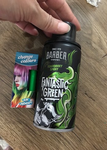 Barber Fantastic Green Geçici Saç Spreyi - Görsel 6