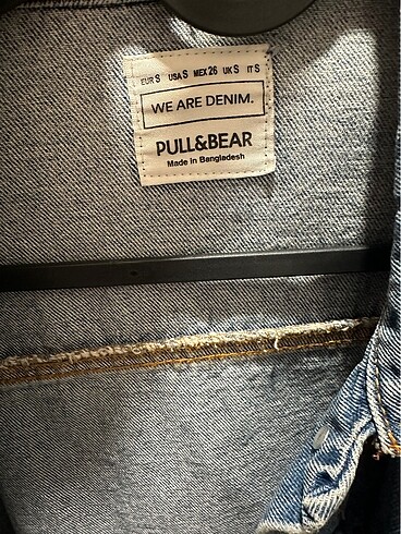 s Beden lacivert Renk Kot ceket pull and bear