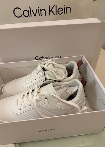 Calvin Klein Beyaz erkek  Spor Ayakkabı - Görsel 2