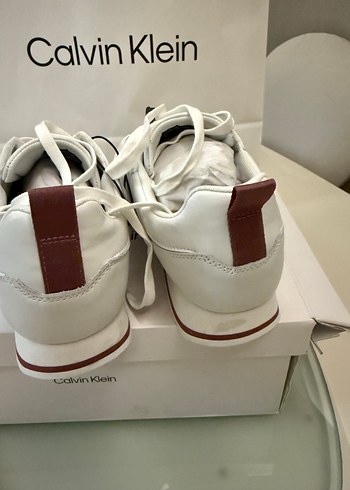 Calvin Klein Beyaz erkek  Spor Ayakkabı - Görsel 3