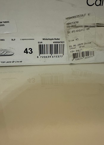 Calvin Klein Beyaz erkek  Spor Ayakkabı - Görsel 6