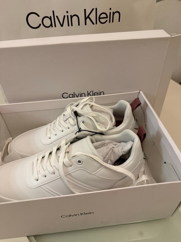 Calvin Klein Beyaz erkek  Spor Ayakkabı - Görsel 2