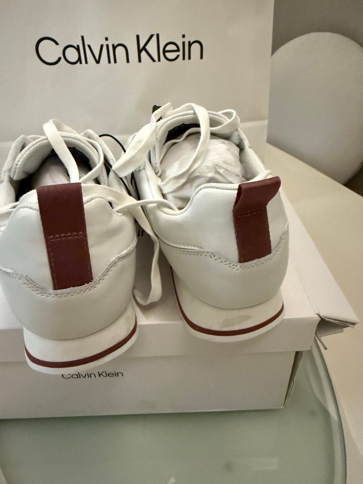 Calvin Klein Beyaz erkek  Spor Ayakkabı - Görsel 3