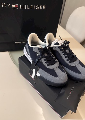 Tommy Hilfiger Gri Spor ayakkabı - Görsel 2