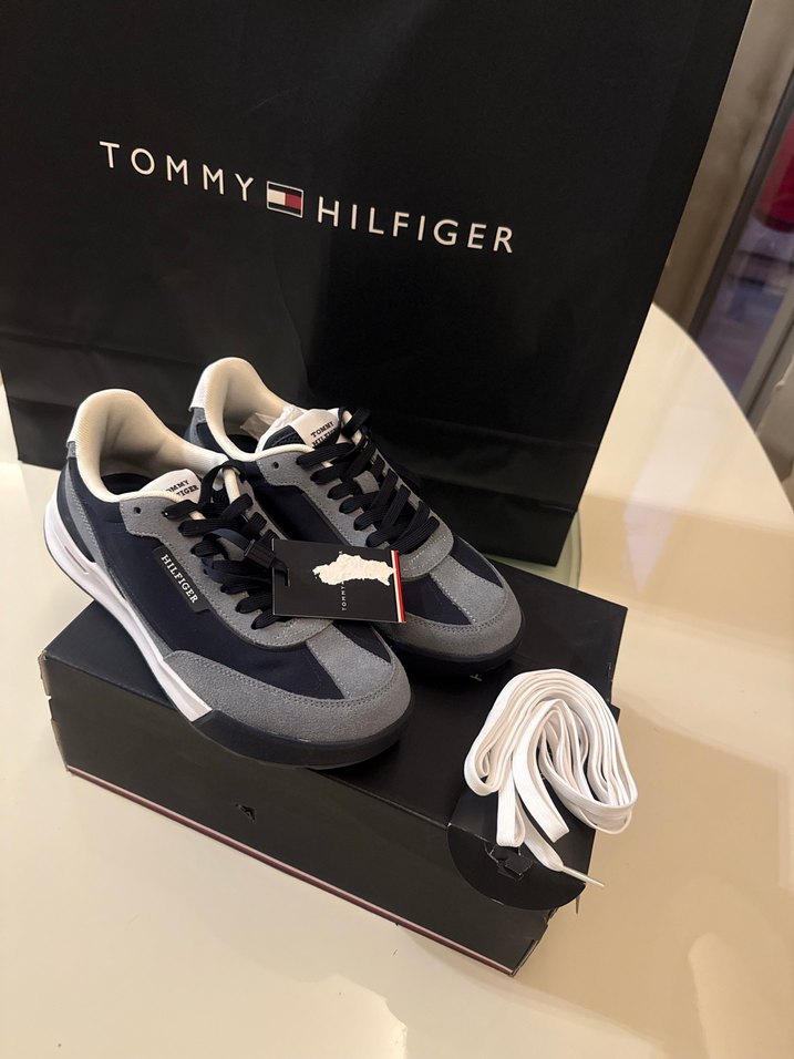 Tommy Hilfiger Gri Spor ayakkabı - Görsel 4