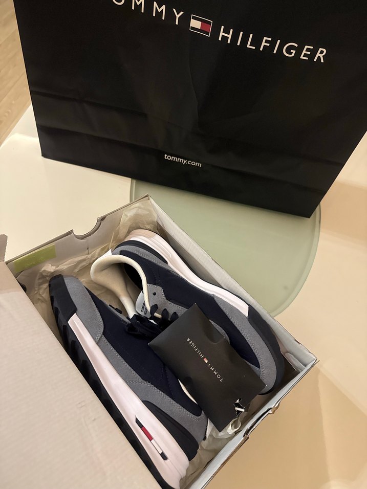 Tommy Hilfiger Gri Spor ayakkabı - Görsel 5