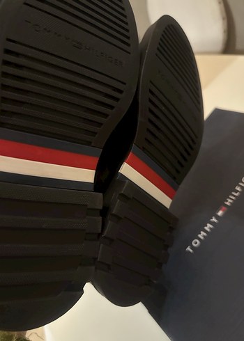 Tommy Hilfiger Erkek Siyah Deri Bot - Görsel 7