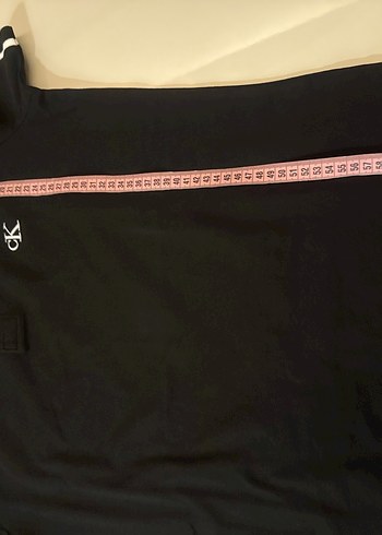 Calvin Klein Siyah Polo Yaka Tişört - Görsel 5