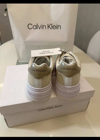 Calvin Klein Beyaz Platform Spor Ayakkabı - Görsel 2