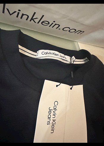 Calvin Klein Jeans Erkek Lacivert Sweatshirt - Görsel 2