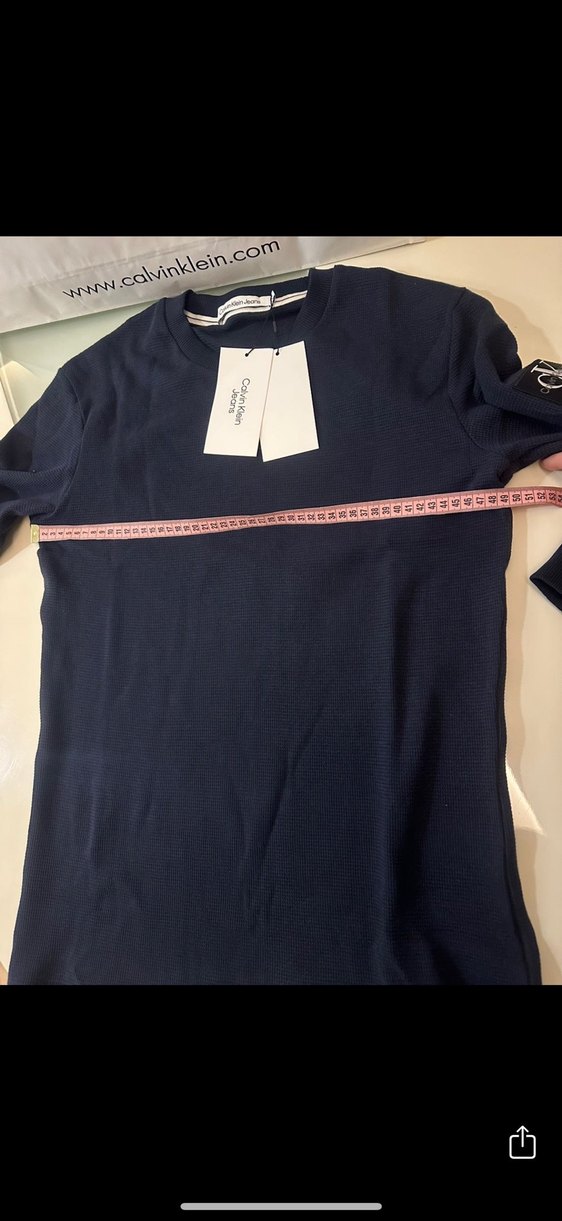 Calvin Klein Jeans Erkek Lacivert Sweatshirt - Görsel 5