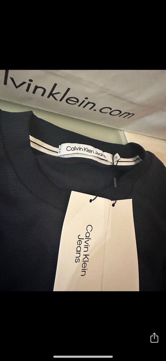Calvin Klein Jeans Erkek Lacivert Sweatshirt - Görsel 2