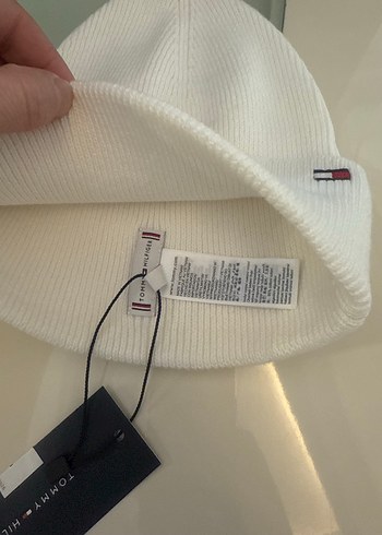 Beyaz Örgü Kadın Bere - Görsel 3